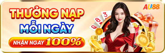 Thưởng nạp đầu 100% tại AU8803